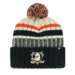 47 Brand Pánská zimní čepice Anaheim Ducks NHL Long Range ’47 CUFF KNIT Natural