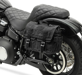 Boční retro brašny Army black