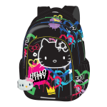 Colorino dětský batůžek Jerry, Hello Kitty Neon Black, 15\", PES, mix barev