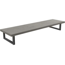 CERANO Deska pod umyvadlo Navira Pro + 2+1 podpěrná konzole - betonově šedá - 160x46x3,6 cm - 6061160