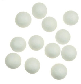 Kuličky z polystyrenu 3 cm (12 ks)