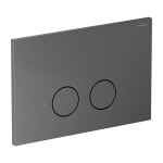 OMNIRES - Set: STRONGFRAME podomítkový rám + STEEL-R45 splachovací tlačítko, antracit broušený STFWC1R45-RAT