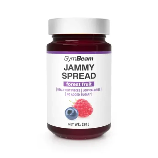 Jammy Spread - GymBeam (lesní ovoce, 220 g) (29854-3-220g-forest-fruit)