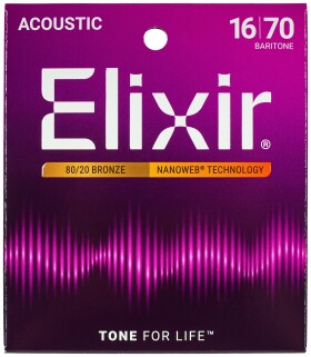 Elixir Nanoweb 80/20 Bronze Baritone