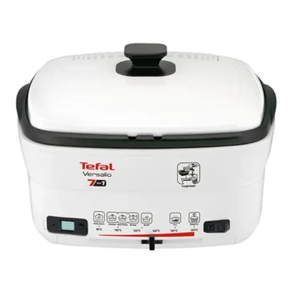Tefal Versalio Deluxe 7v1 FR490070 / multifunkční hrnec / 1600 W / kapacita 1.3kg / 2L oleje / bílá (FR490070)