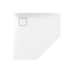 CERSANIT - Sada B545: sprchová vanička pětiúhelník TAKO SLIM 90x4 + sifon VIR S601-129