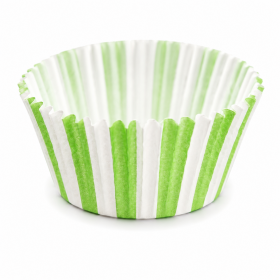 Cake star papírové košíčky na muffiny a cupcakes barevné 50x30 mm 100ks-vzor 10