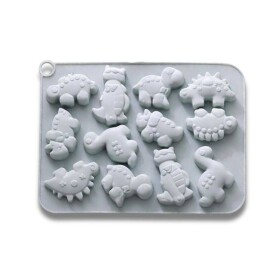 Dortisimo Silikonová forma na pečení Dinosauři 18,5 cm