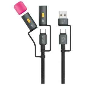4smarts Explorer 4v1 černá / Kabel USB-C / 60 W / 480 Mb/s / 1 m (541060)