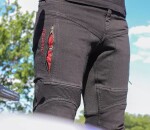 Pánské kalhoty Trilobite 661 Parado skinny fit black level 2 (Prodloužené) - 30 / černá