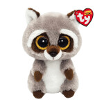 BEANIE BOOS OAKIE, 15 cm - šedý mýval