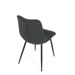 Jídelní židle, šedá, látka, DCL-193 GREY2