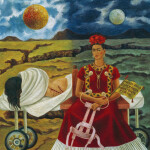 Nástěnný poznámkový kalendář 2026 NOTIQUE - Frida Kahlo, 30 x 30 cm