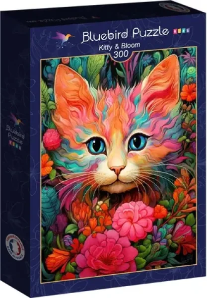 BLUEBIRD Puzzle Kotě a květ