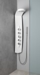 POLYSAN - MOLA termostatický sprchový panel rohový 210x1300, bílá 80372
