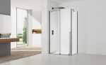 Sprchový kout obdélník 110x80 cm SAT Xmotion PVD Gun metal SATBWIXM110S80GM SATBWIXM110S80GM