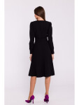 Rozšířené šaty S378 černé - Stylove S