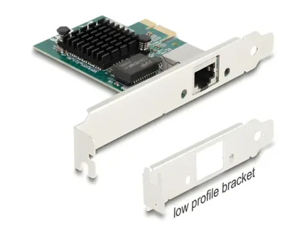 DeLock PCI Express x1 / Síťová karta / 1x Gigabit LAN RJ45 / BCM (88204)