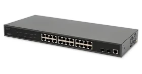 Digitus DN-95359 / Switch / Managed L2 / 24x Gigabit PoE+ / 2x SFP / 330W (DN-95359)