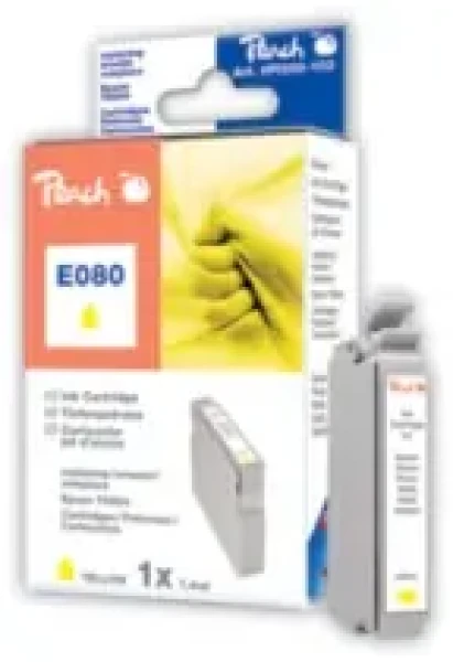 Peach T0804 alternativní cartridge / 7.4 ml / Žlutá (312893)