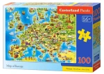 Castorland 111060 Mapa Evropy