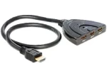 Rozbaleno - Delock Switch HDMI 3 - 1 / obousměrný přepínač vstupů / Spliter / doprodej (87619.rozbaleno)