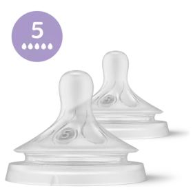 Philips AVENT SCY965/02 / Savička Natural Response / průtok 5 / 6m+ / 2 ks (SCY965/02)