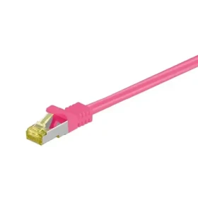 Goobay Cat7 S/FTP růžová / Patch kabel / RJ-45 / 1 m / LSZH (91587)