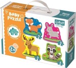 Trefl Puzzle Zvířata v lese 4v1 (3,4,5,6 dílků) Baby