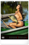 Nástěnný kalendář 2027 Notique Girls and Carps, 33 × 46 cm