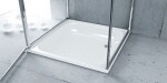 SAPHO - Smaltovaná sprchová vanička, čtverec 70x70x12cm, bílá PD70X70