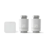Hama Heating Control WLAN bílá / Chytrý termostat / sada 2 ks + základnová jednotka / Wi-Fi / LED displej (176662)