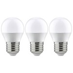 Paulmann 28578 LED Energetická třída (EEK2021) G (A - G) E27 3.5 W teplá bílá (Ø x v) 45 mm x 82 mm 3 ks