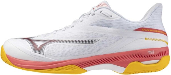 Mizuno Wave Exceed Court AC M White/Calypso Coral/Citrus