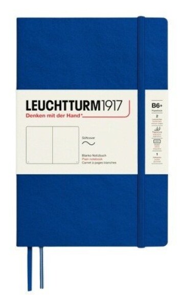 Zápisník Indigo, Softcover, Paperback B6+, 123l, čistý