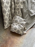 Humdakin Bavlněná kosmetická taštička Evergreen Small, béžová barva, textil