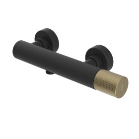 SAPHO - ULTRATAP nástěnná sprchová baterie, černá mat/zlato mat UT011TBG