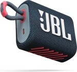 JBL GO 3 modrá Coral / Přenosný reproduktor / Bluetooth / výdrž 5 hodin / IPX7 (JBL GO3BLUP)