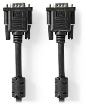 Nedis VGA kabel černý / VGA kabel / VGA konektor - VGA konektor / 2 m / bulk (CCGL59000BK20)