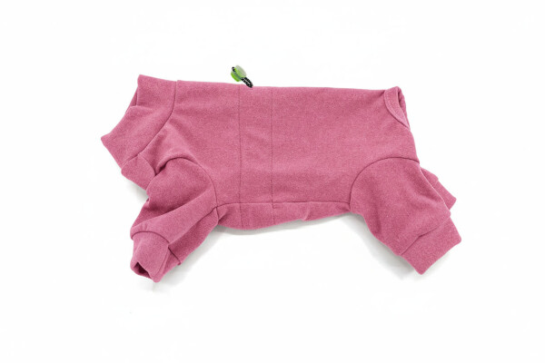Cozy pružná kombinéza pro psa Barva: Růžová, Délka zad (cm): 30, Obvod hrudníku: 32 - 42 cm