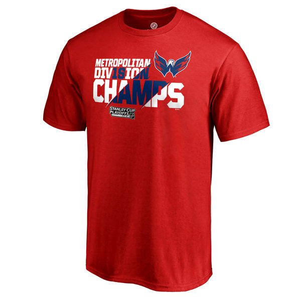 Fanatics Pánské Tričko Washington Capitals 2018 Metropolitan Division Champions All-Time Save Velikost: S