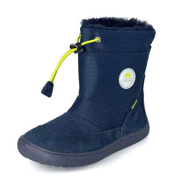 Chlapecké zimní barefoot boty PRO-tex Protetika - HEIKO NAVY - 34