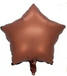 Balónek hvězda hnědá 42 cm la griseo Balónek hvězda hnědá 42 cm la griseo