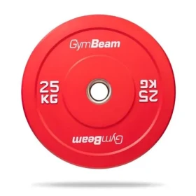 Gumový kotouč Bumper 51 mm - GymBeam (červená) (105655-5-25kg)
