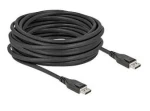 DeLock Kabel DisplayPort 1.4 (M) - DisplayPort 1.4 (M) 10 m aktivní / Kabel / DisplayPort 1.4 / 8K / 60 Hz (85502)