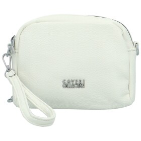 Stylová dámská mini koženková crossbody kabelka Fehmi, bílá