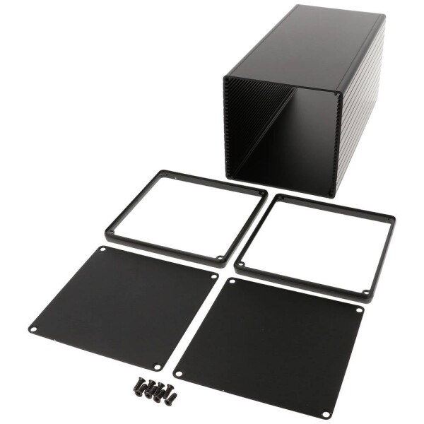 Hammond Electronics 1455NS2201BK univerzální pouzdro 220 x 103 x 103 hliník extrudovaný černá 1 ks