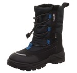 Chlapecké zimní boty barefit SNOW MAX Black/Blue Gore-Tex, Superfit , 1-002025-0000, černá - 28