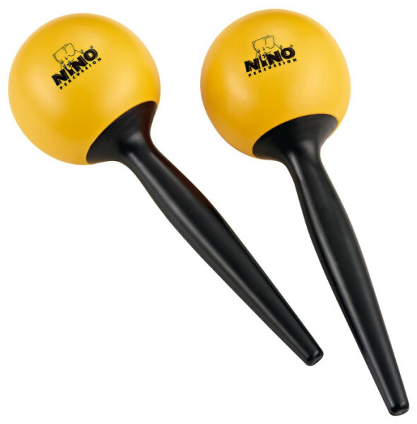 NINO Percussion NINO582Y Plastic Maracas - Yellow