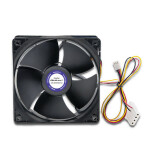 Qoltec 50714 ForceFan černá / 120mm / 71.5dB @ 6000 RPM / 266.8 CFM / 4 pin + 3 pin (50714)